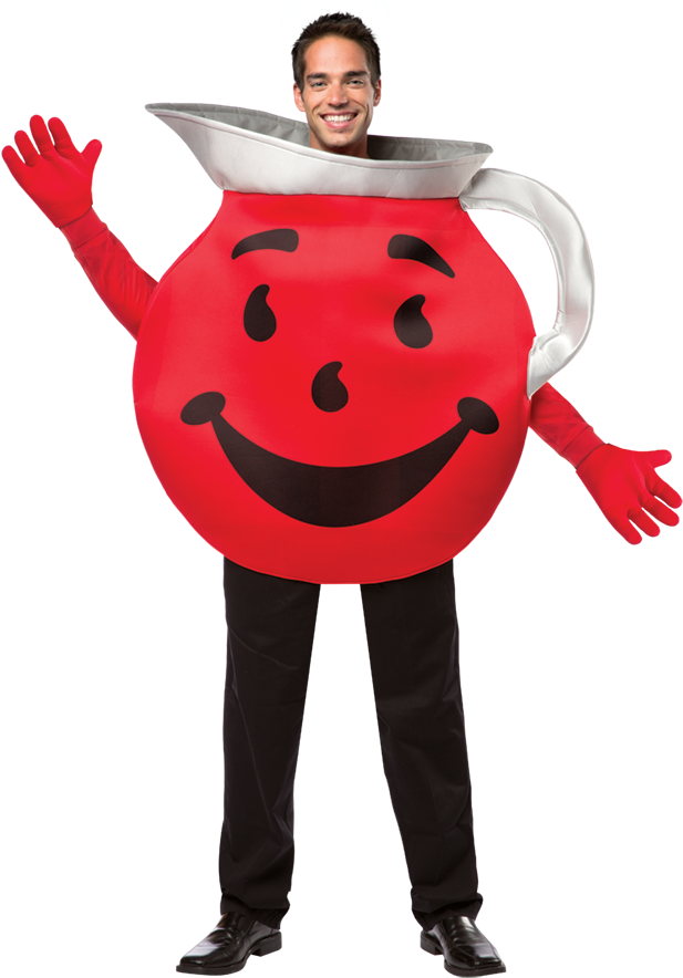 Kool Aid Man Costume Smile PNG Image