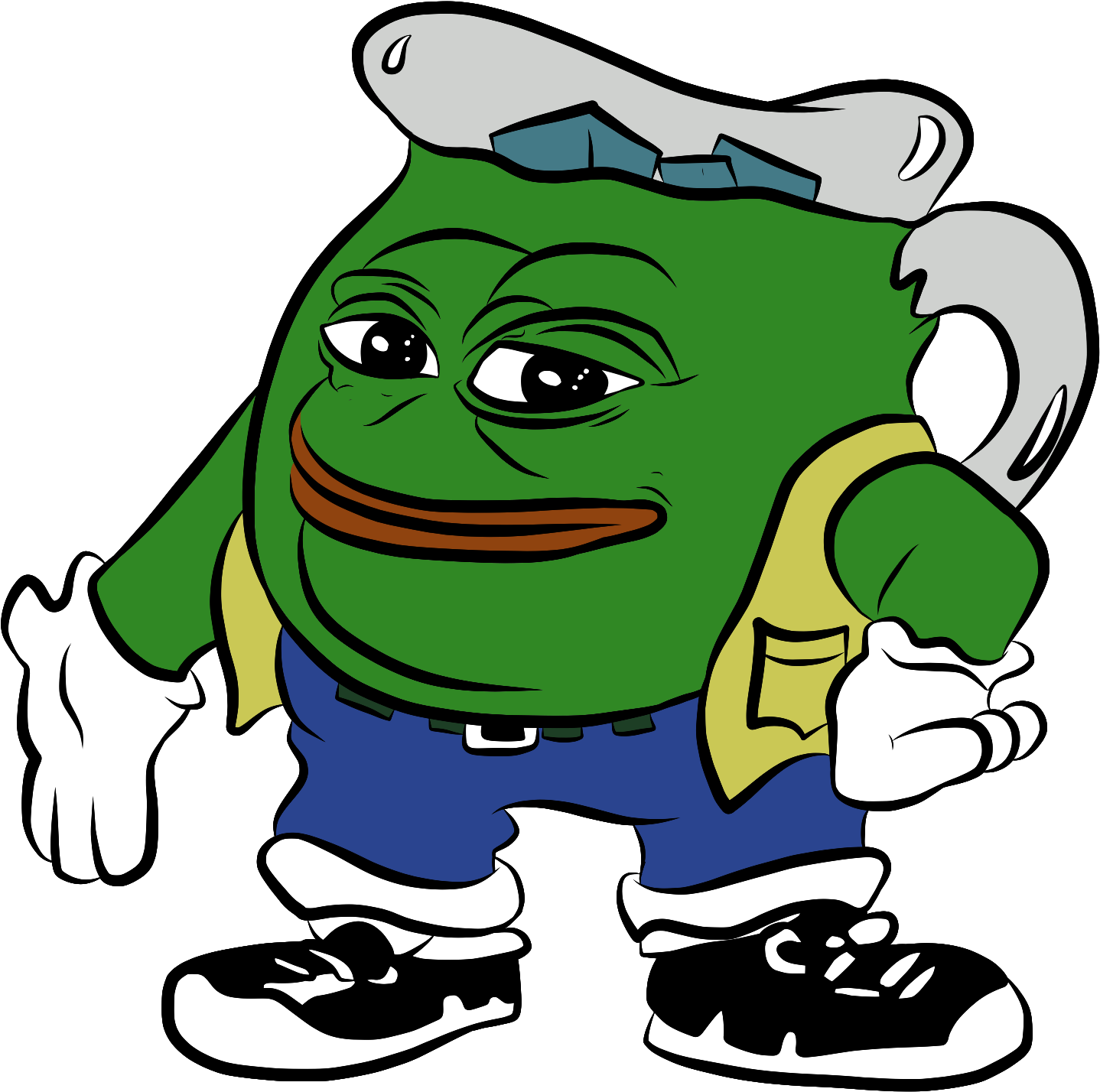 Kool Aid Man Pepe Hybrid PNG Image