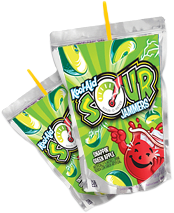 Kool Aid Sour Jammers Packaging PNG Image