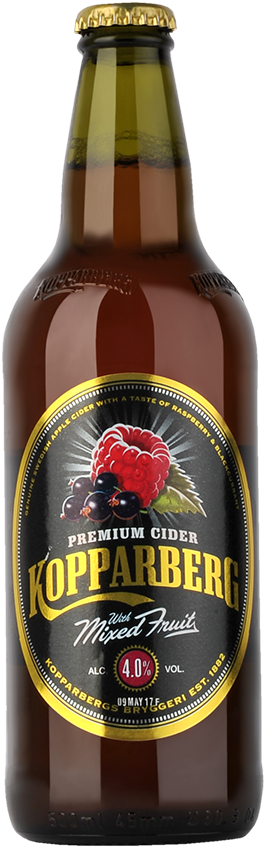 Kopparberg Mixed Fruit Cider Bottle PNG Image