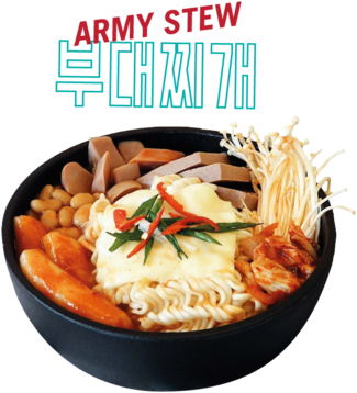 Korean Army Stew Budae Jjigae PNG Image