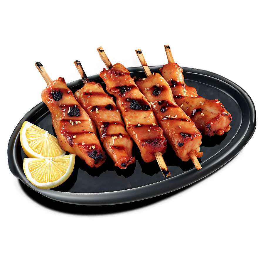 Korean Bbq Grilled Chicken Png Kjm PNG Image