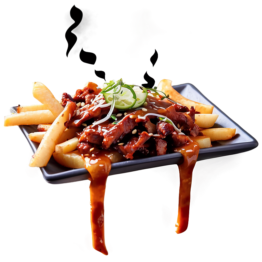 Korean Bbq Poutine Experience Png Dvg PNG Image