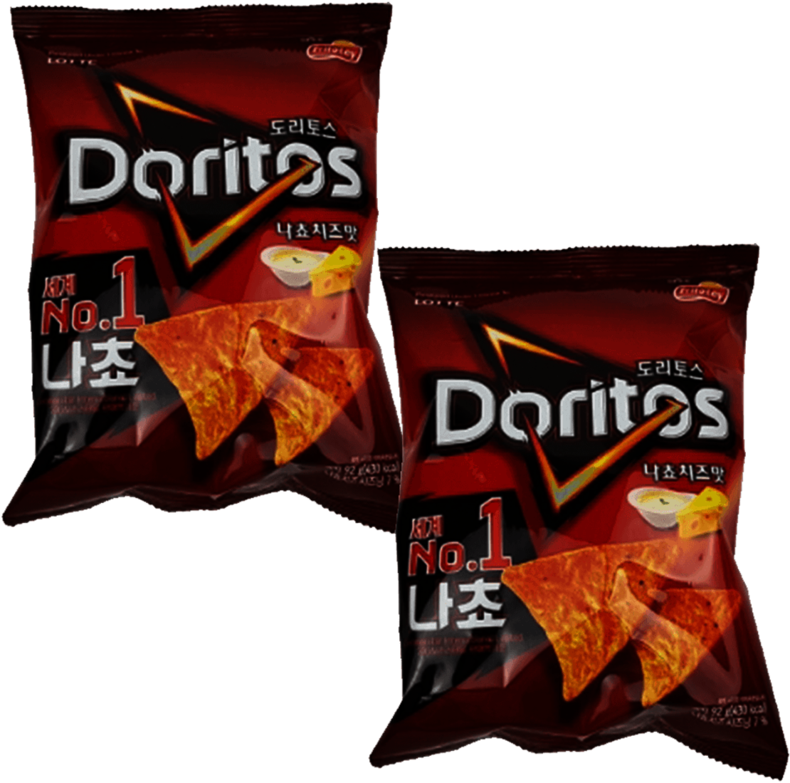 Korean Doritos Chips Packages PNG Image