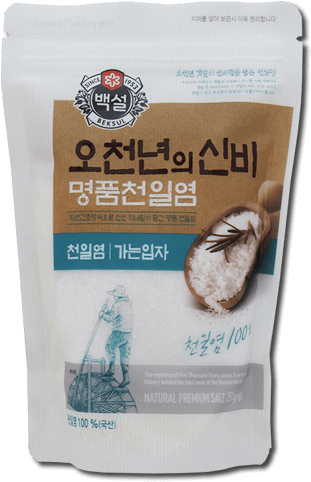 Korean Sea Salt Packaging PNG Image