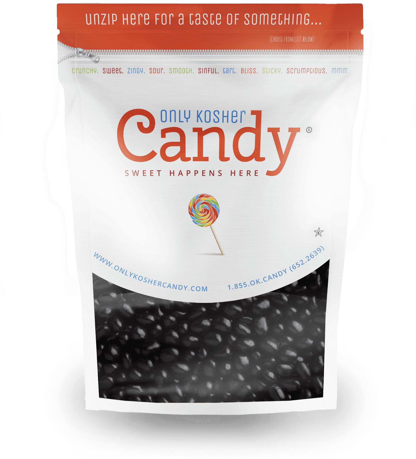 Kosher Candy Packaging Design PNG Image