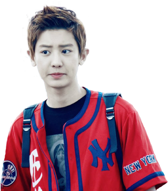 Kpop Starin Red Jacket PNG Image