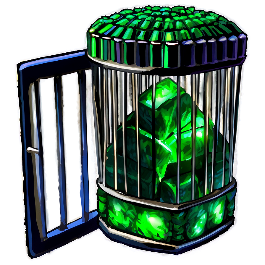 Kryptonite Cage Png Nqs PNG Image