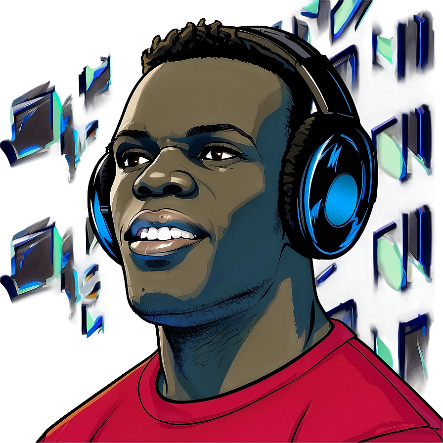 Ksi With Headphones Png Tje14 PNG Image