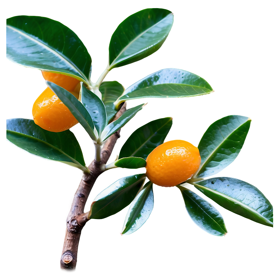 Kumquat Branch Png Arx PNG Image