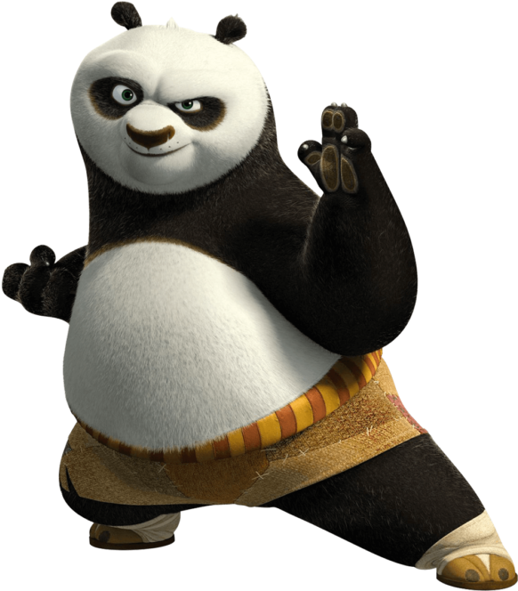 Kung Fu Panda Po Stance PNG Image