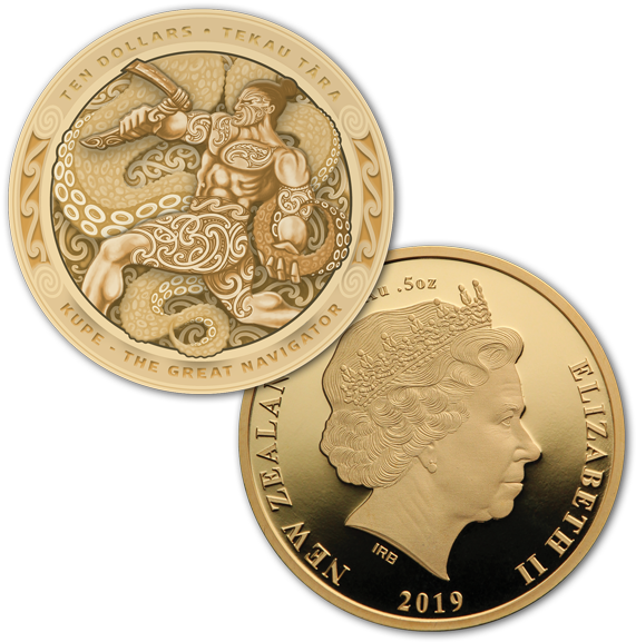 Kupe The Great Navigator Commemorative Coins PNG Image