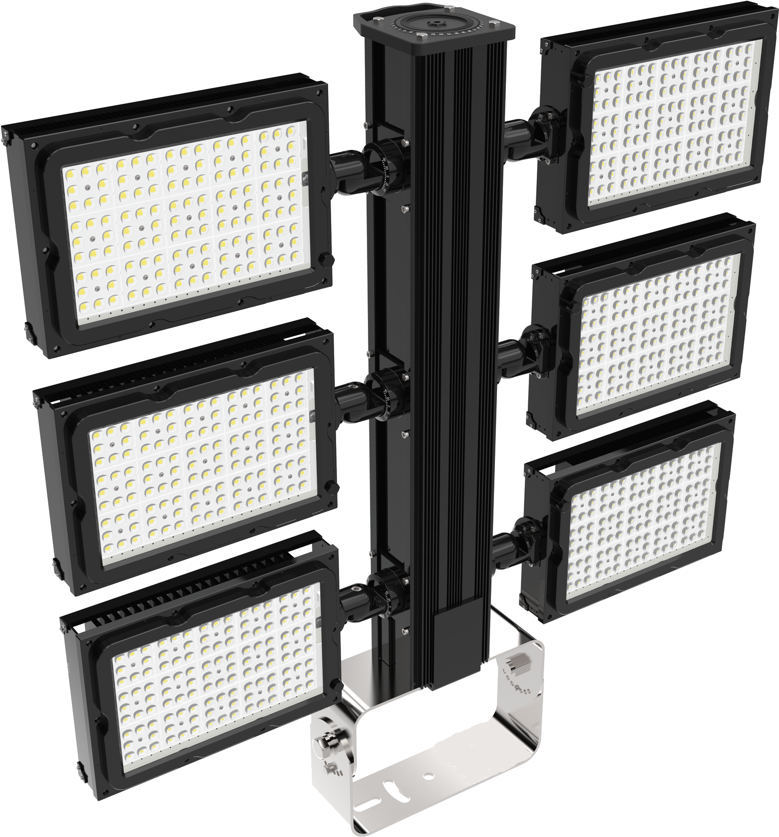 L E D Stadium Lighting System PNG Image