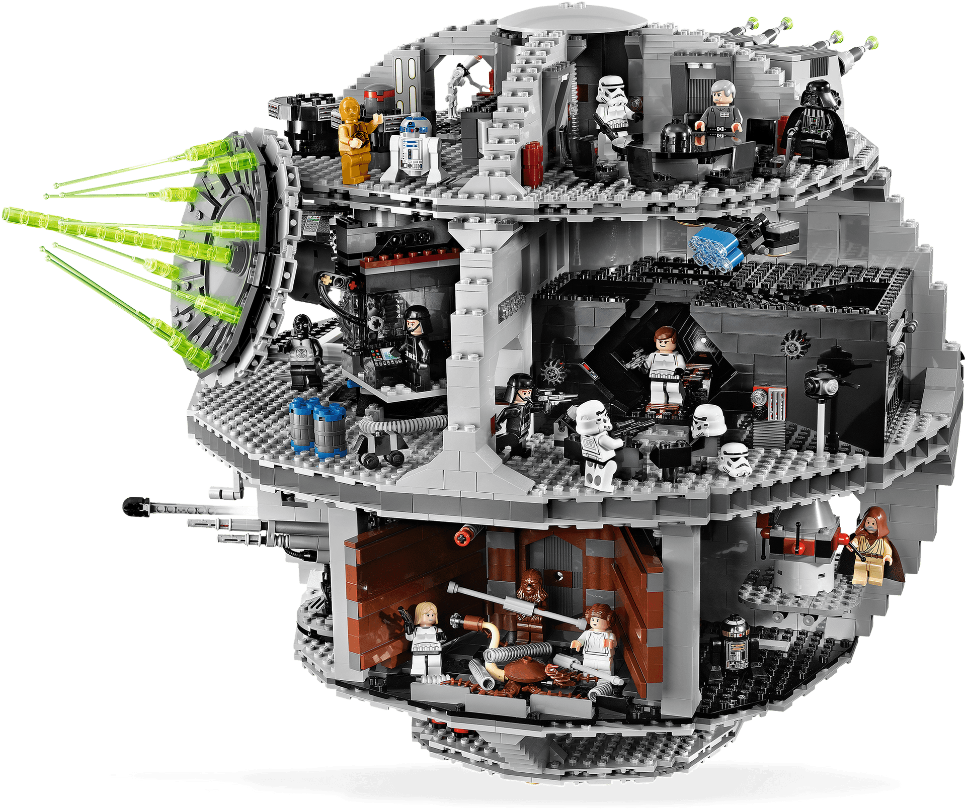 L E G O Death Star Playset PNG Image