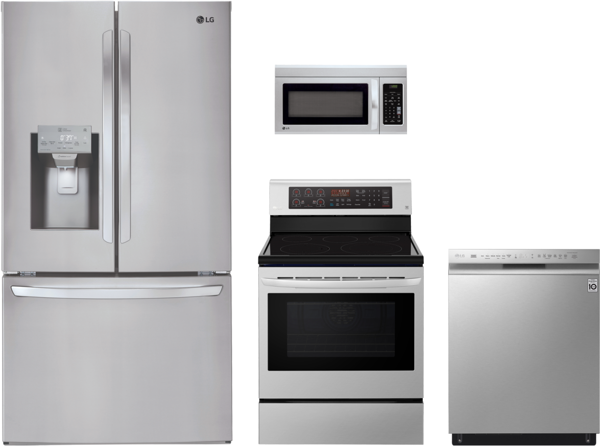 L G Kitchen Appliances Set PNG Image