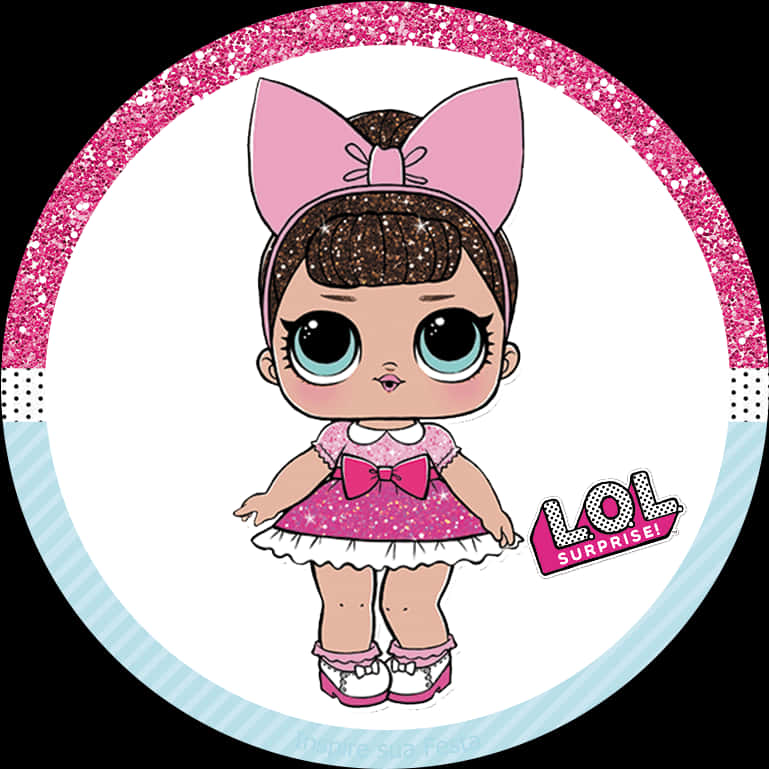 L O L Surprise Doll Sparkle Series PNG Image