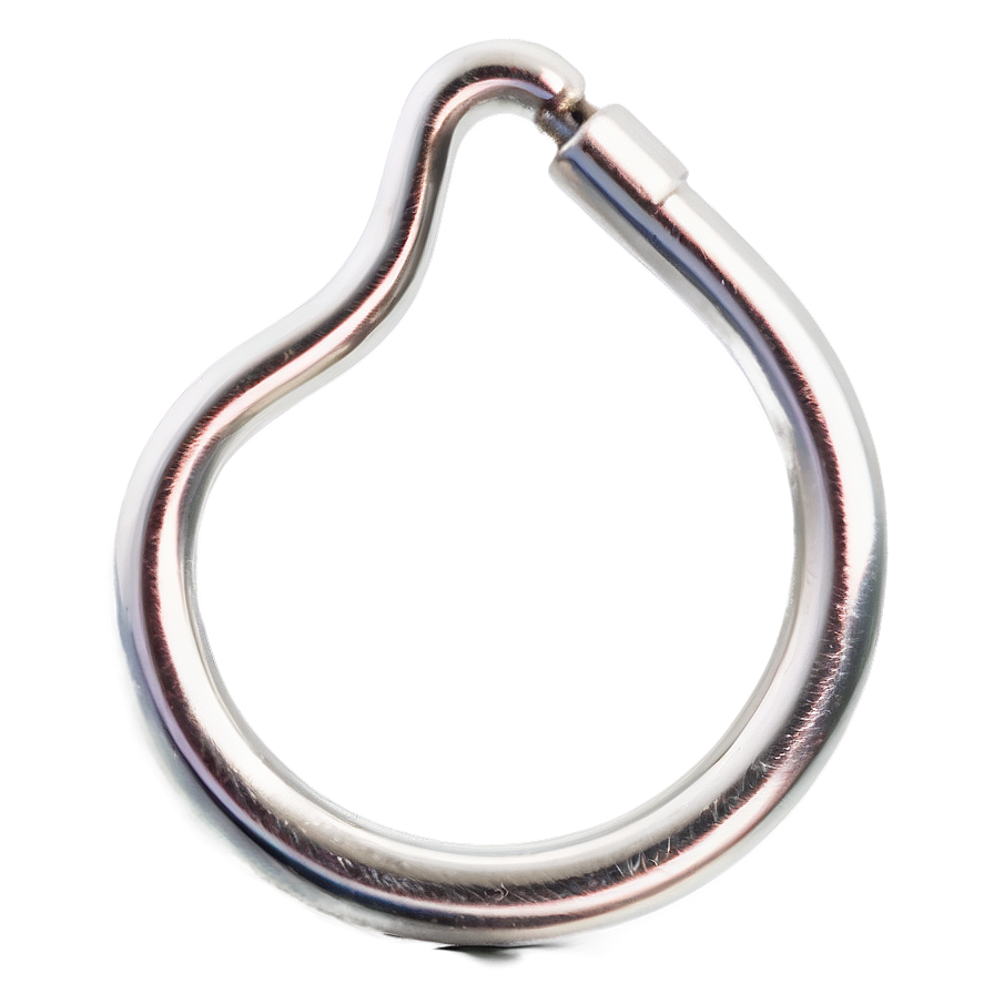 L-shaped Nose Ring Png 05252024 PNG Image