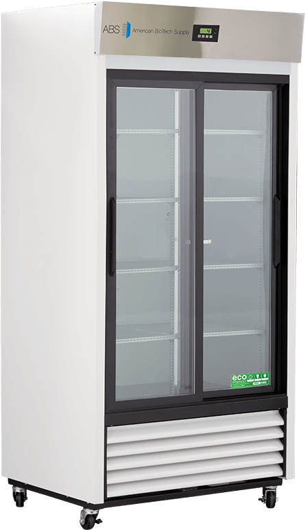 Laboratory Glass Door Refrigerator PNG Image