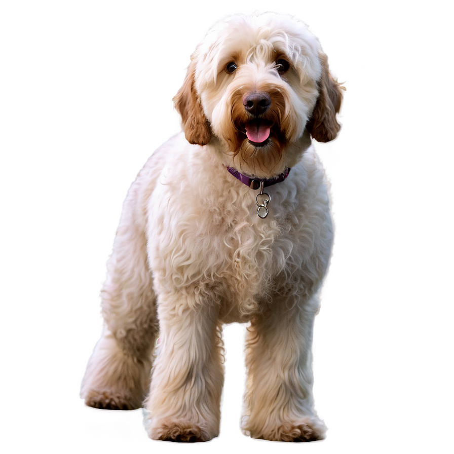 Labradoodle On A Walk Png 3 PNG Image