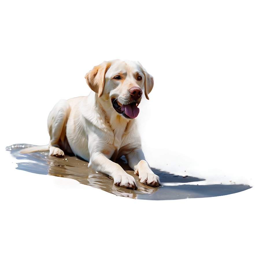 Labrador On Beach Png 61 PNG Image