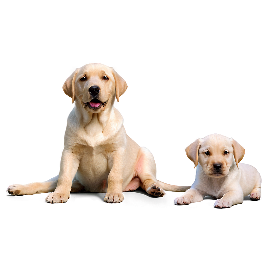 Labrador With Puppies Png 61 PNG Image