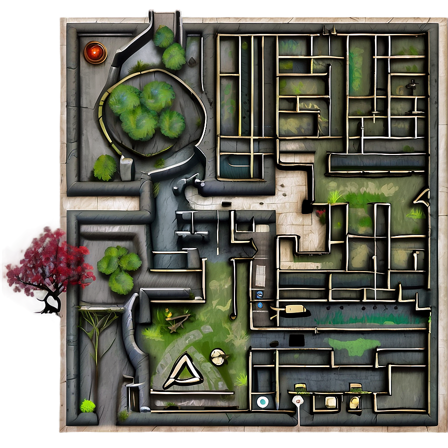 Labyrinth Game Map Png Igv44 PNG Image