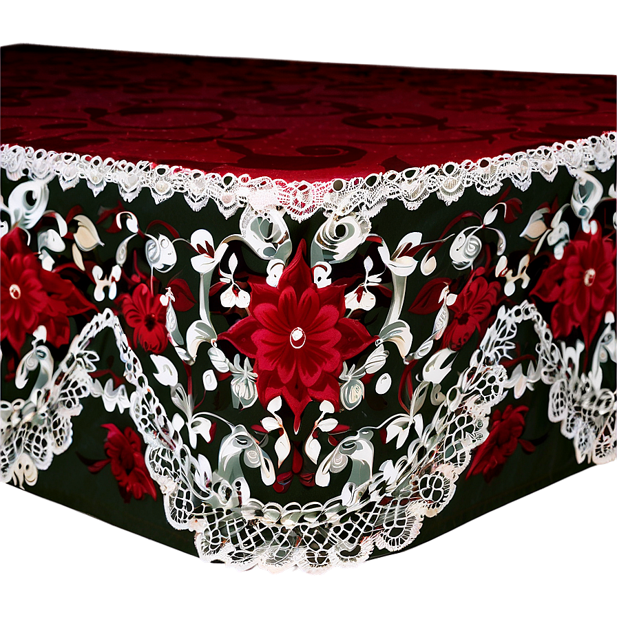 Lace Border Table Cloth Png Dfi PNG Image