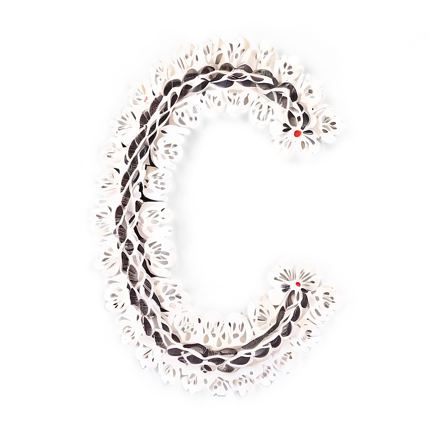 Lace Letter C Png 06112024 PNG Image