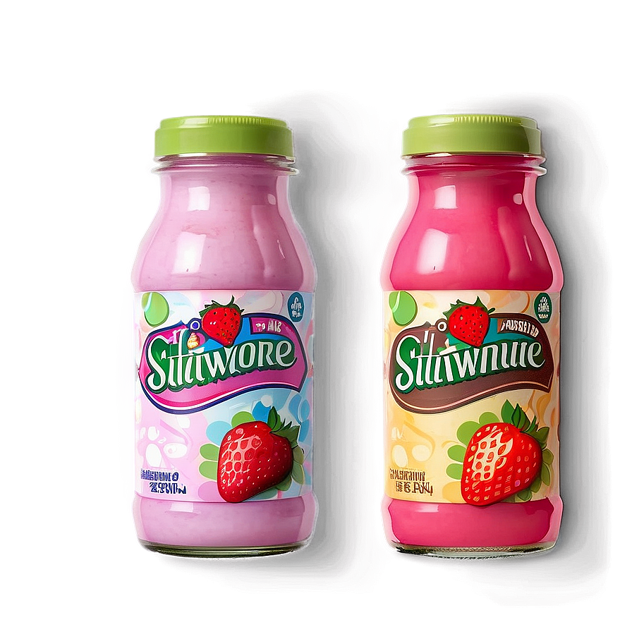 Lactose-free Strawberry Milk Png Jyk PNG Image