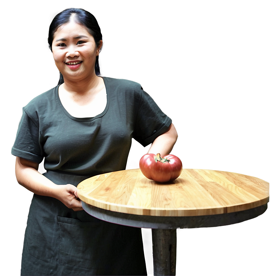 Lady In Kitchen Png Yat96 PNG Image