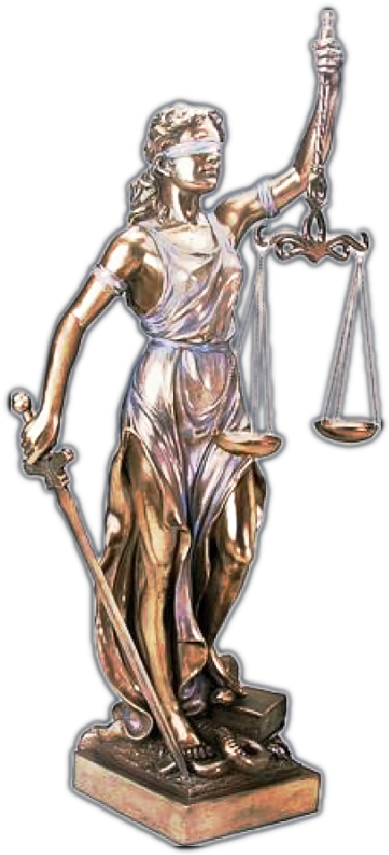 Lady Justice Statue PNG Image