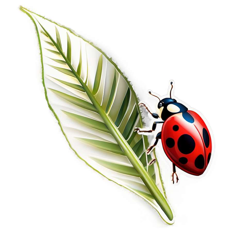 Ladybug In Natural Habitat Png Dhd15 PNG Image