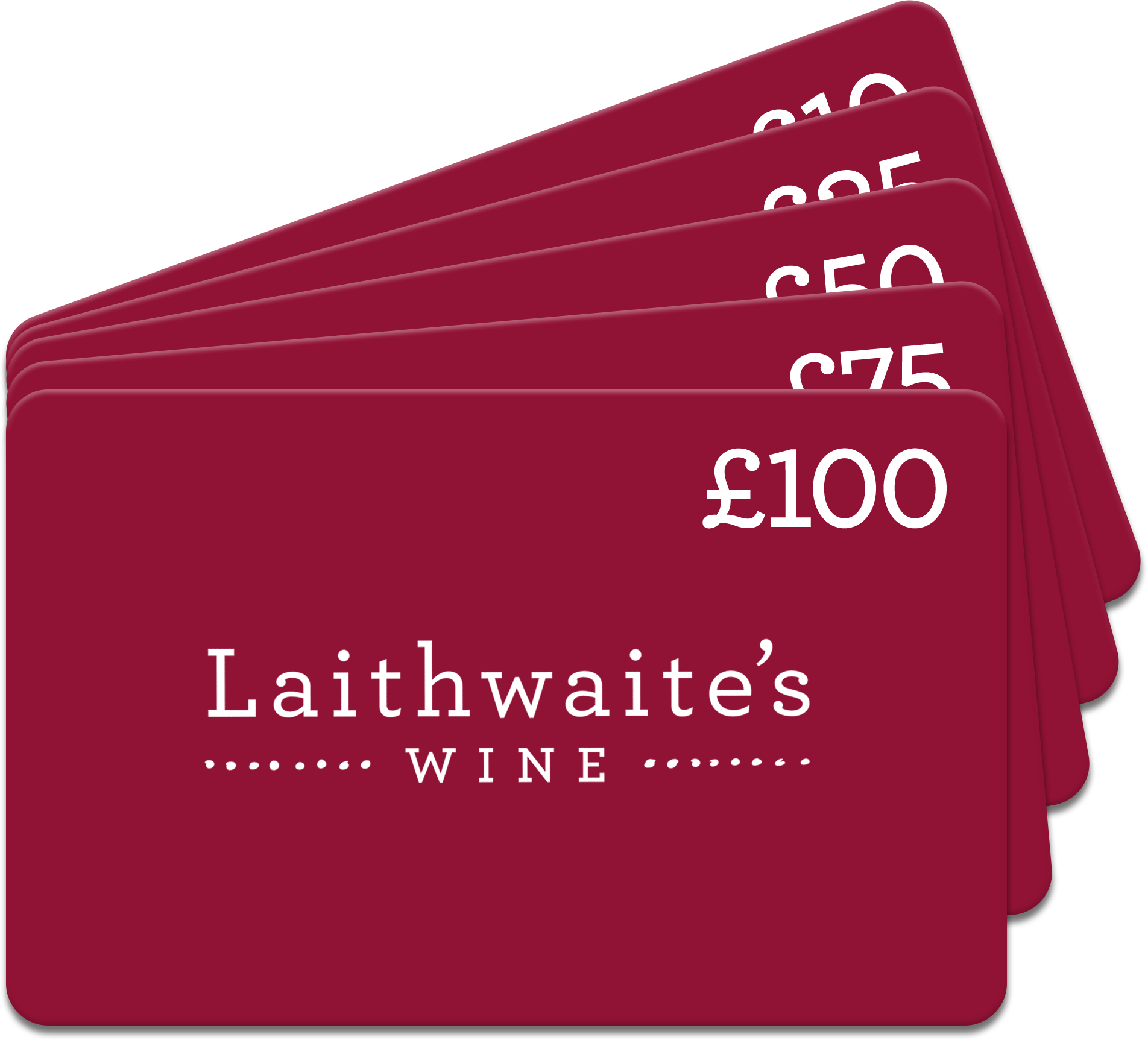 Laithwaites Wine Gift Cards Stacked PNG Image