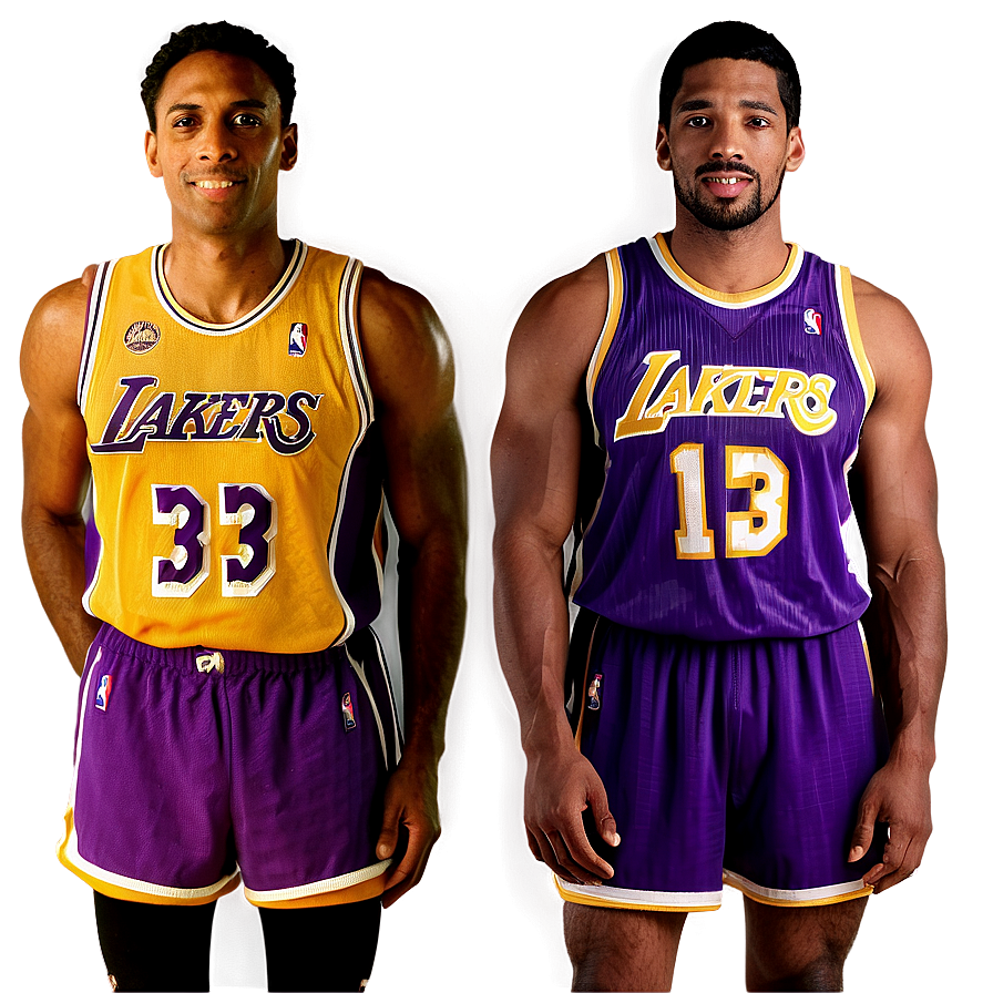 Lakers Legends Collage Png Tdv PNG Image