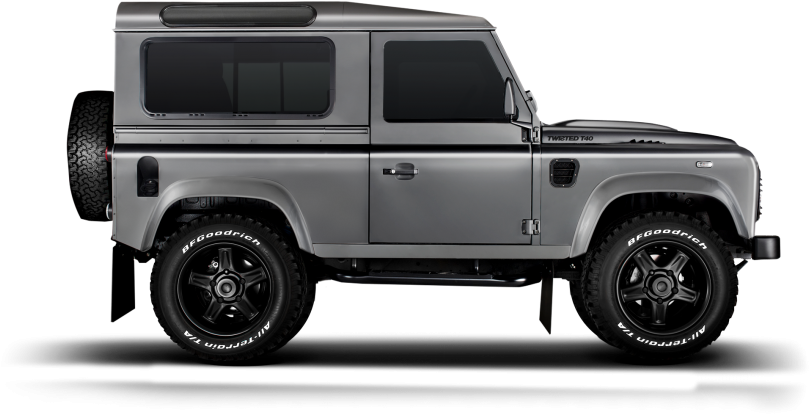 Land Rover Defender Side View PNG Image