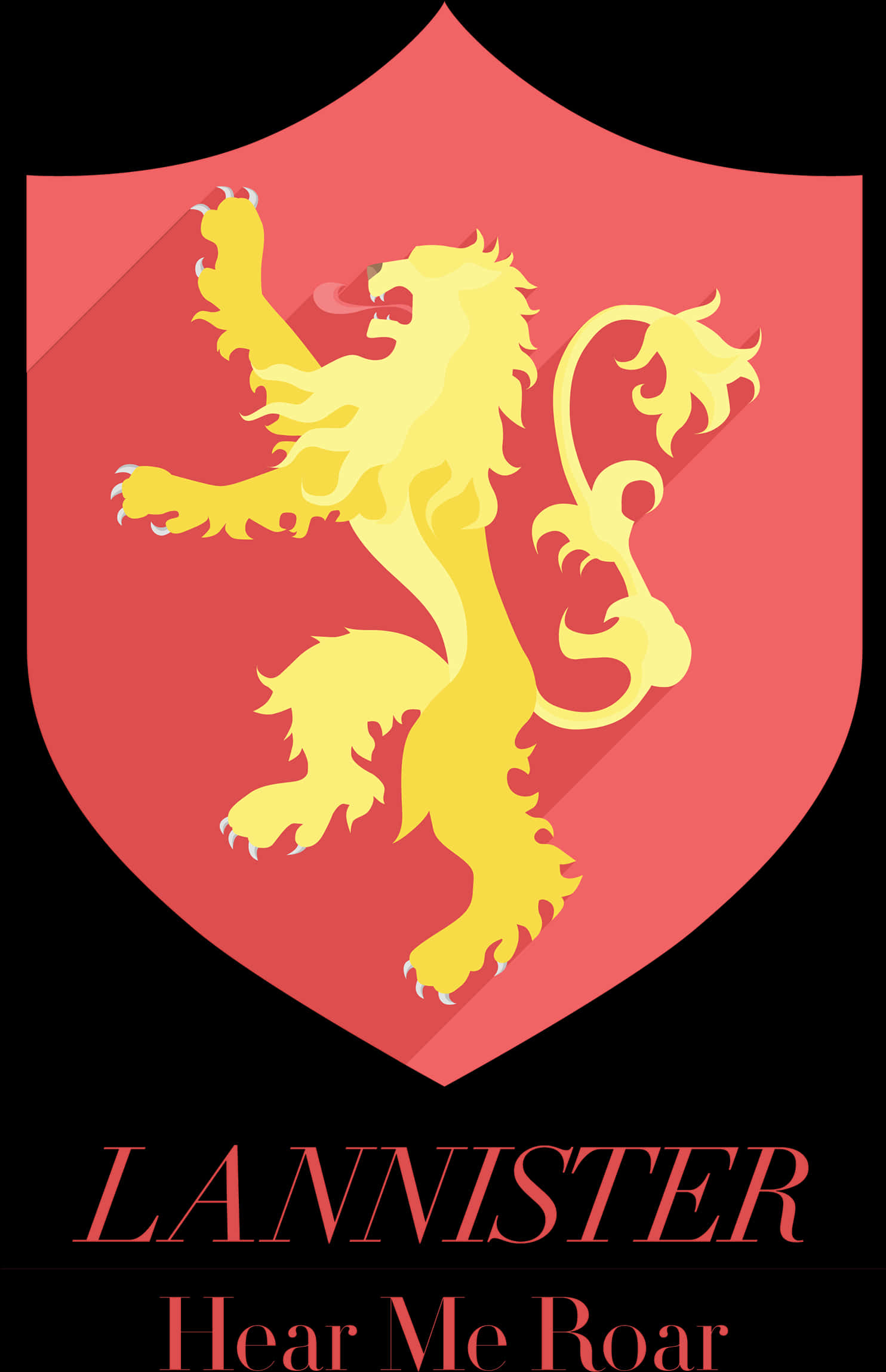 Lannister House Crest PNG Image