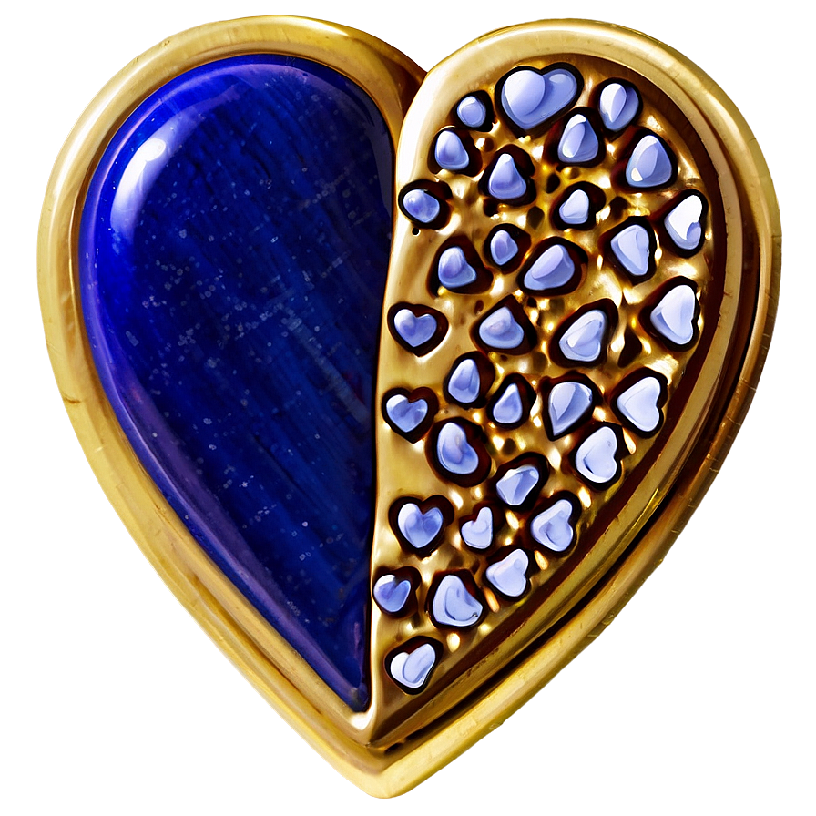 Lapis Blue Heart Png Xif86 PNG Image