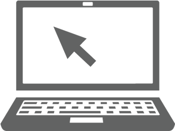 Laptop Cursor Icon PNG Image