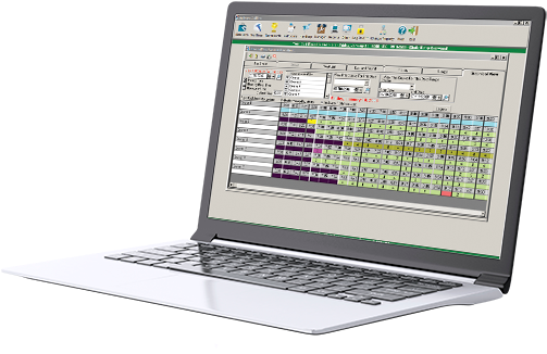 Laptopwith Spreadsheet Display PNG Image