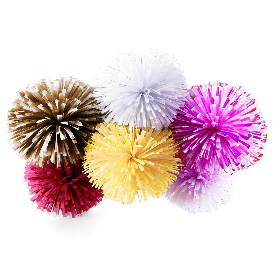 Large Cheer Pom Poms Png 30 PNG Image