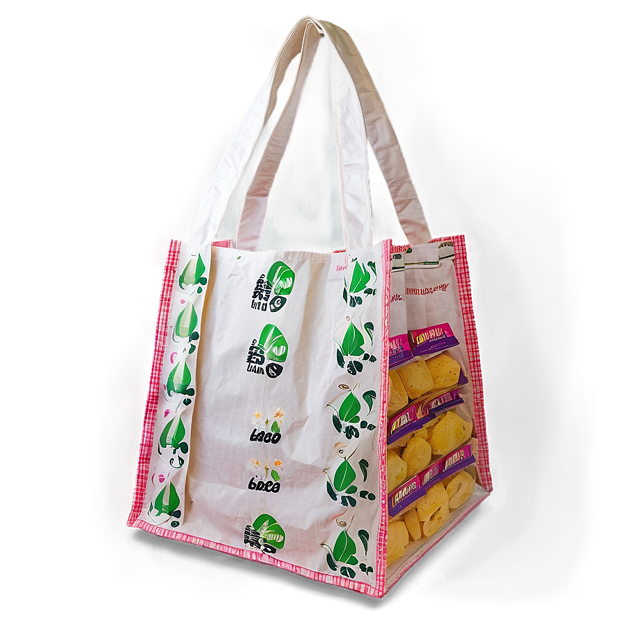 Large Grocery Bag Png Qus PNG Image