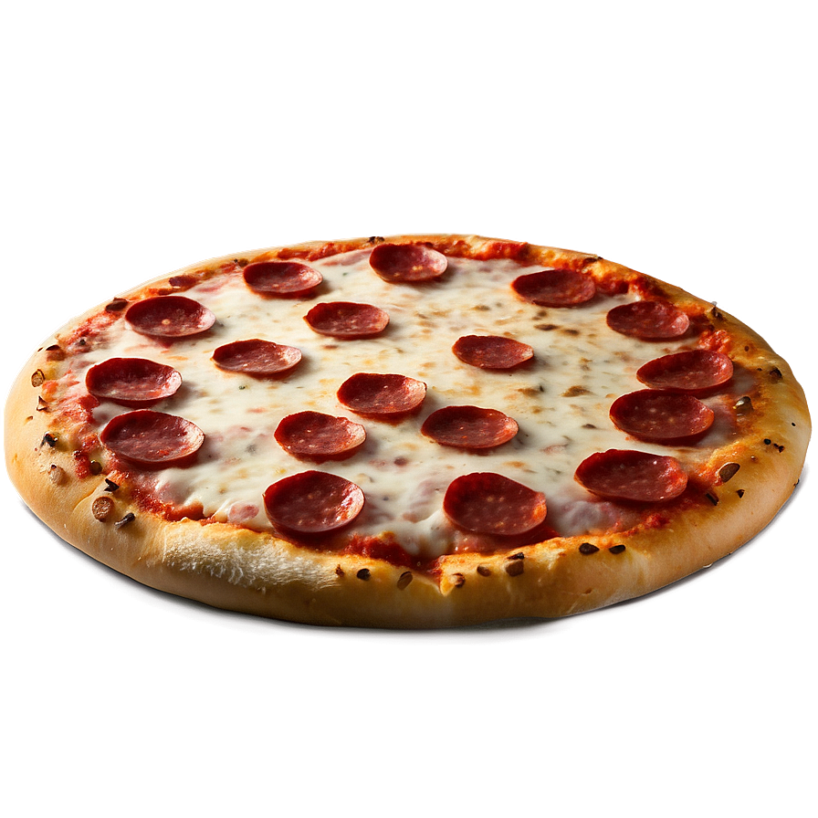 Large Pepperoni Pizza Png Rjw PNG Image