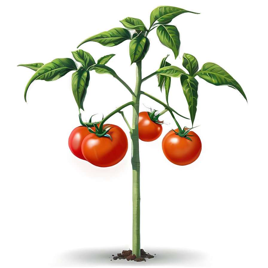 Large Tomato Plant Png 24 PNG Image