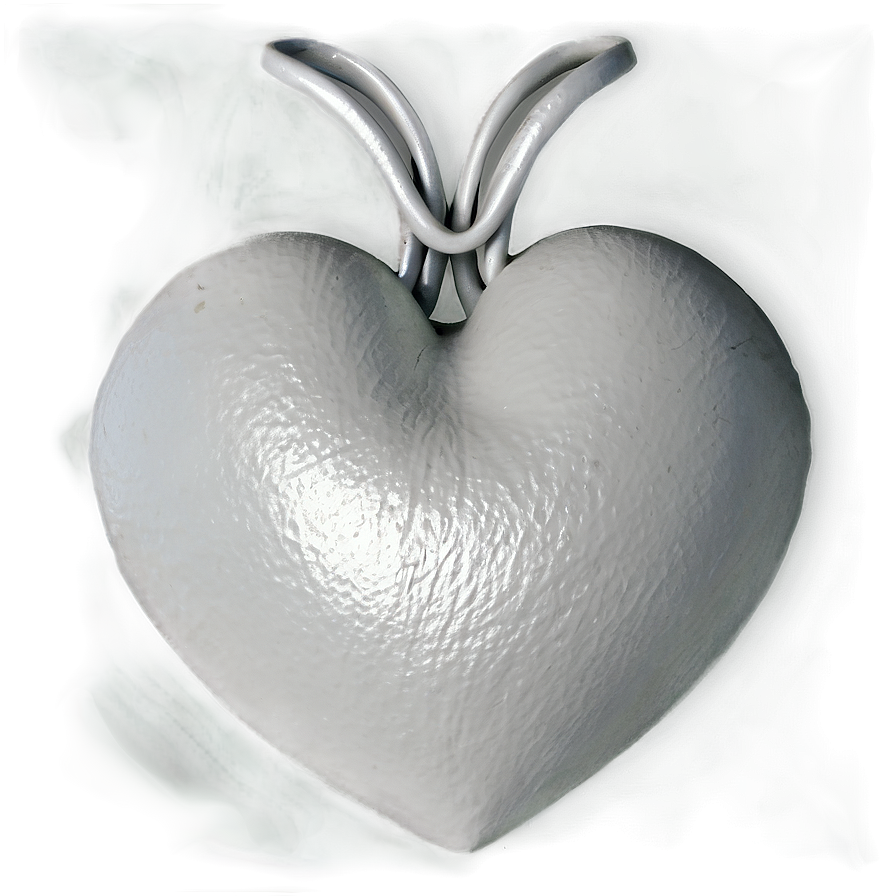 Large White Heart Png 45 PNG Image