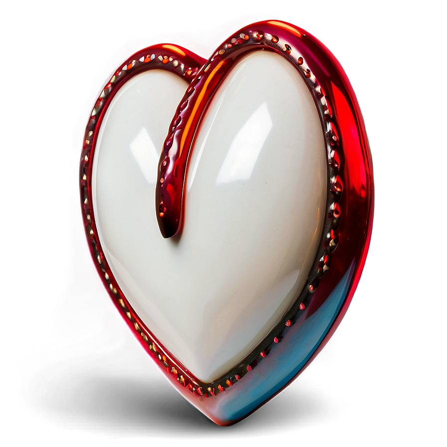 Large White Heart Png Lar93 PNG Image