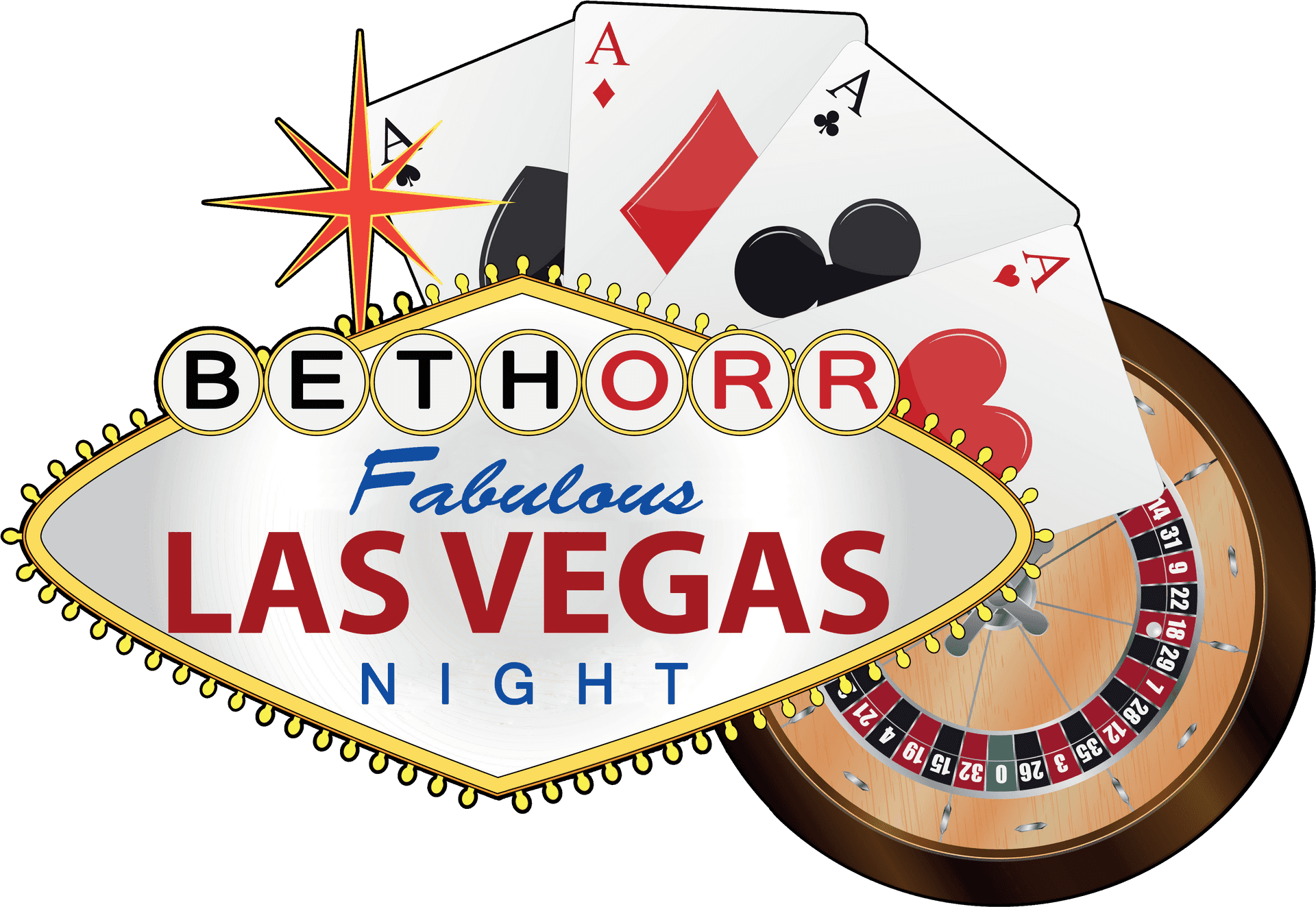 Las Vegas Casino Night Theme PNG Image