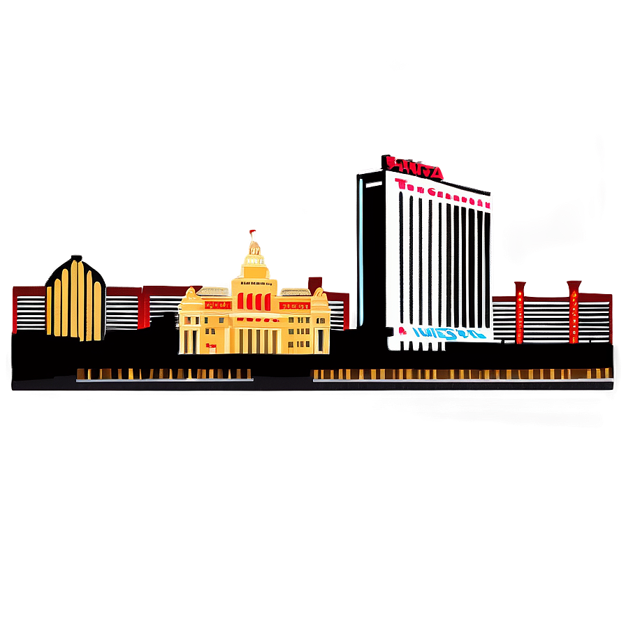 Las Vegas Cityscape Png Nnh PNG Image