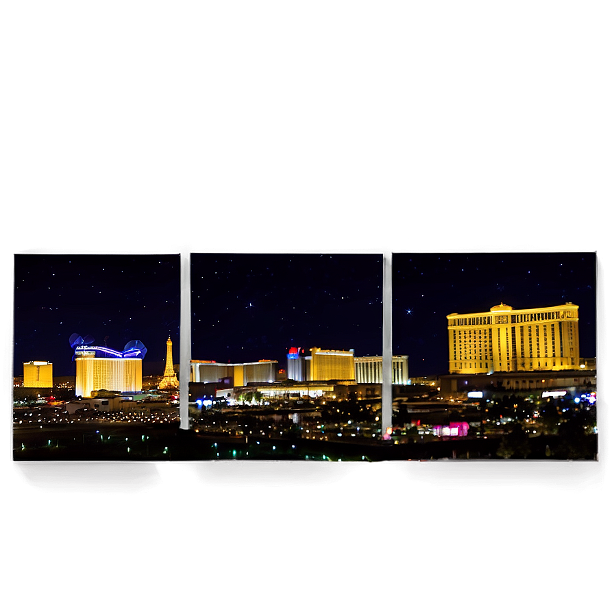 Las Vegas Nightscape Png Ljd28 PNG Image