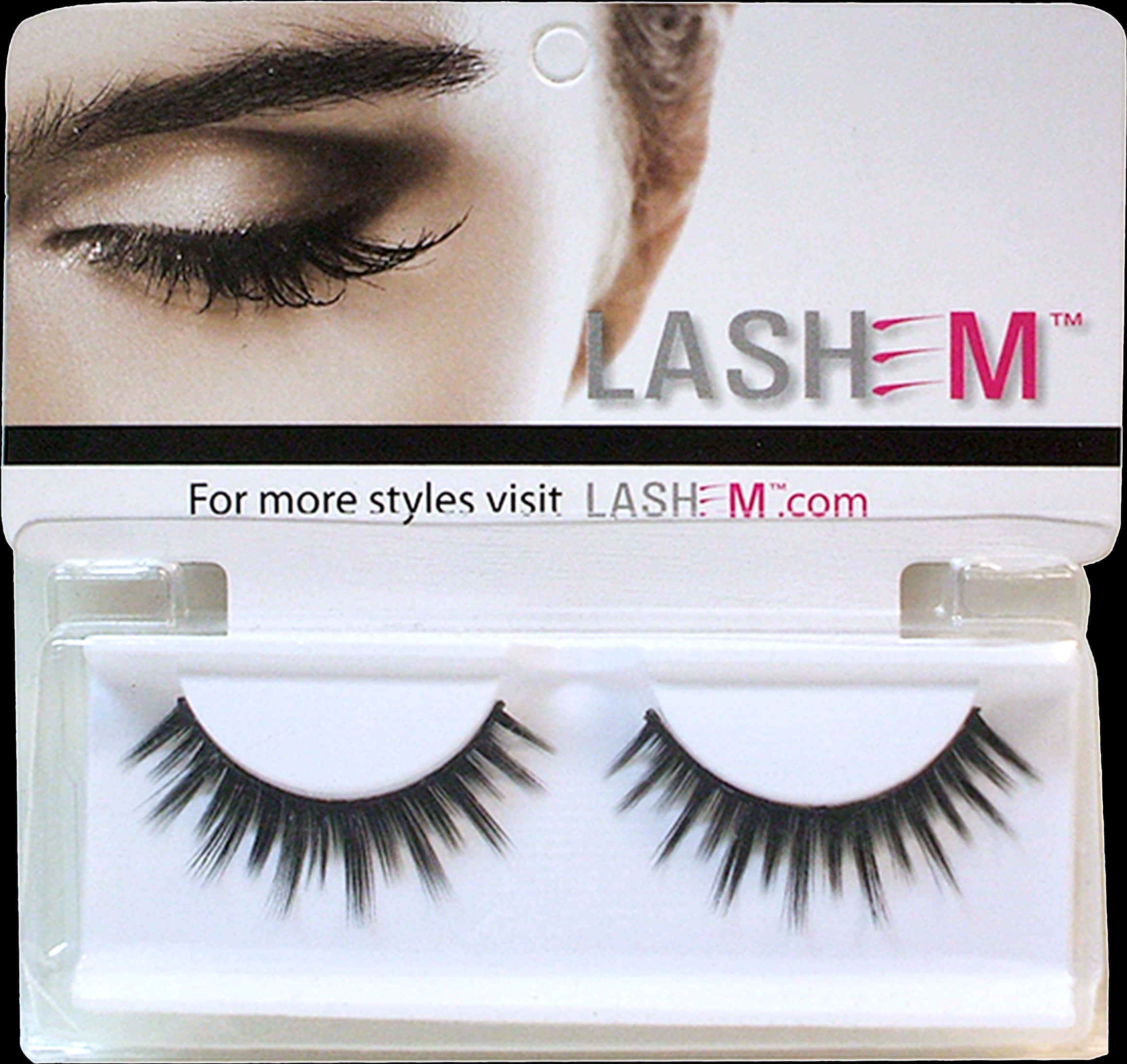 Lash E M Fake Eyelashes Packaging PNG Image