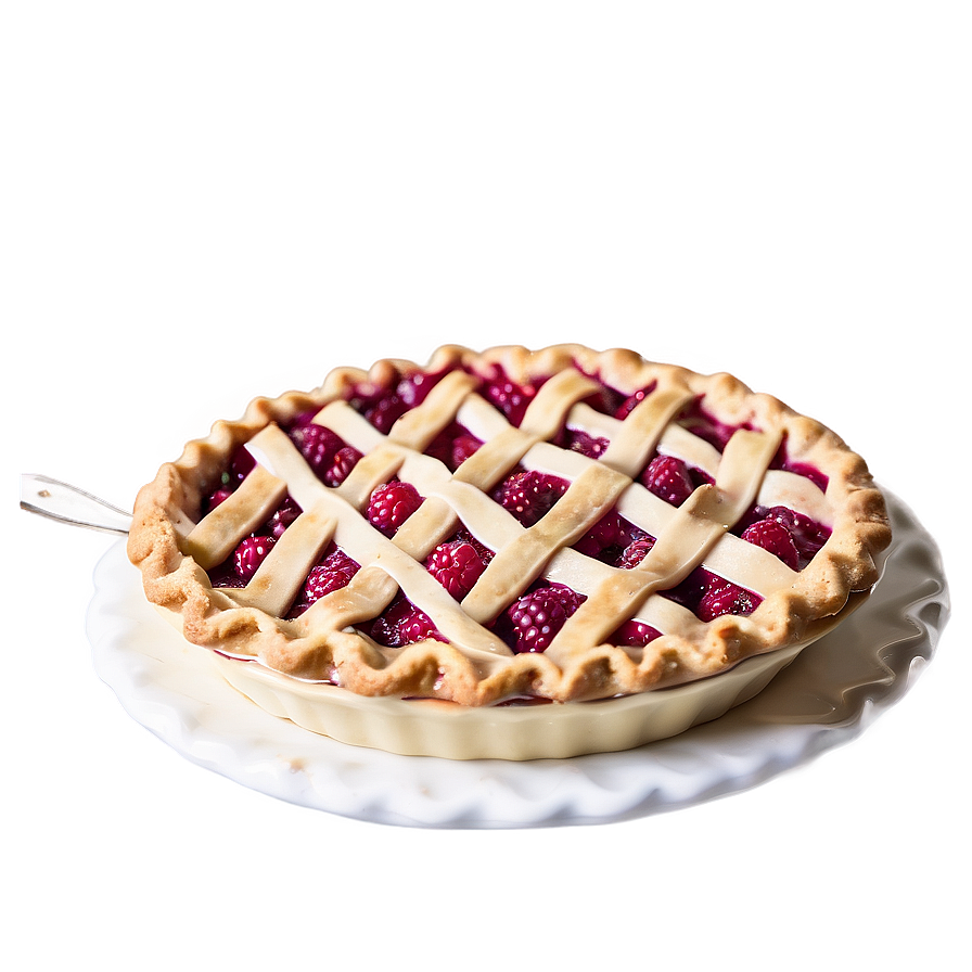 Lattice Top Raspberry Pie Png Lbs PNG Image